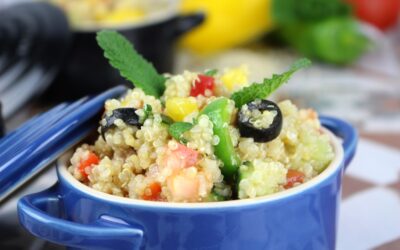 Ensalada de quinoa con verduras