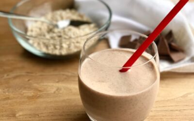 Domo desayuno 1: Avena con esencia de chocolate negro