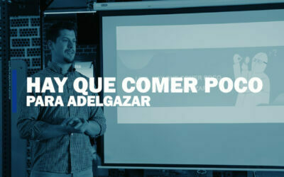 Mito: Hay que comer poco para adelgazar