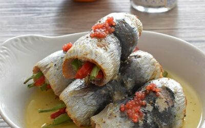 Sardinas de temporada con verduras